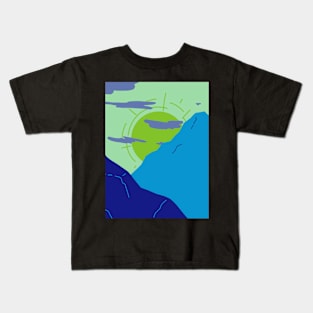 Blue mountains Kids T-Shirt